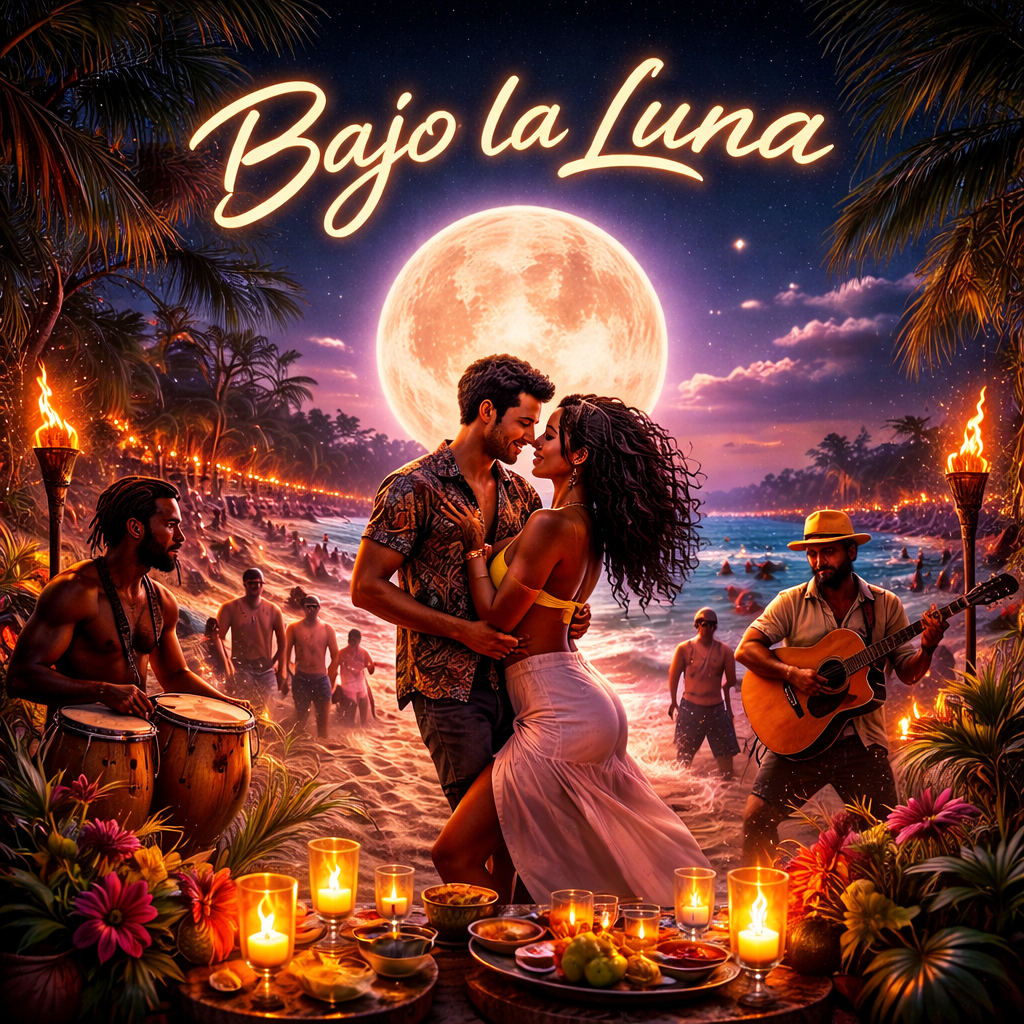 Bajo La Luna album cover